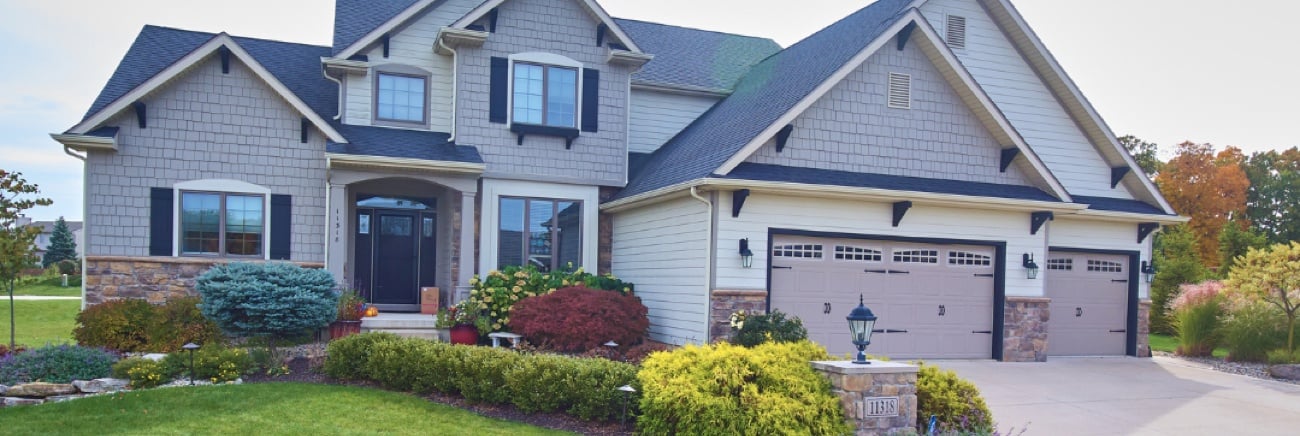 View of a Beautiful Home with a Clean Front Yard