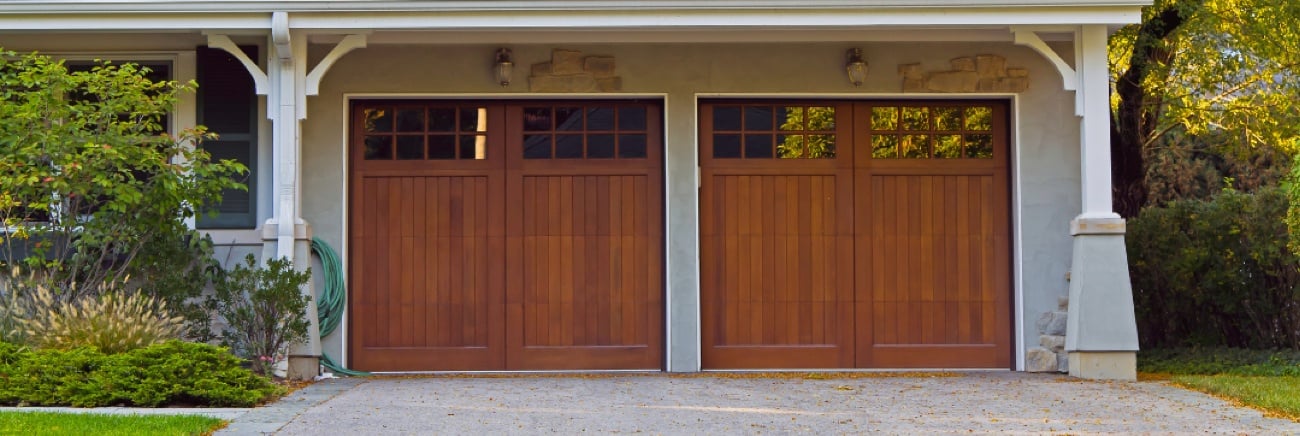 Double Garage Doors in a Household